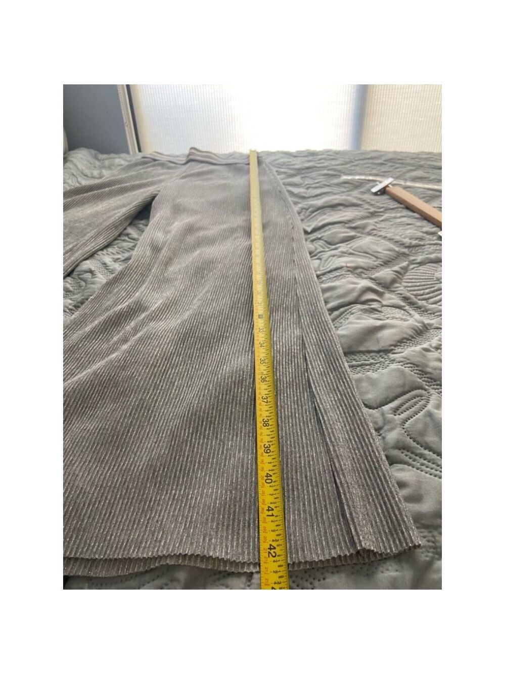 Anthropologies ett:twa Pants Small Silver Plisse Crepescule
Wide Leg Pull On - Picture 9 of 12